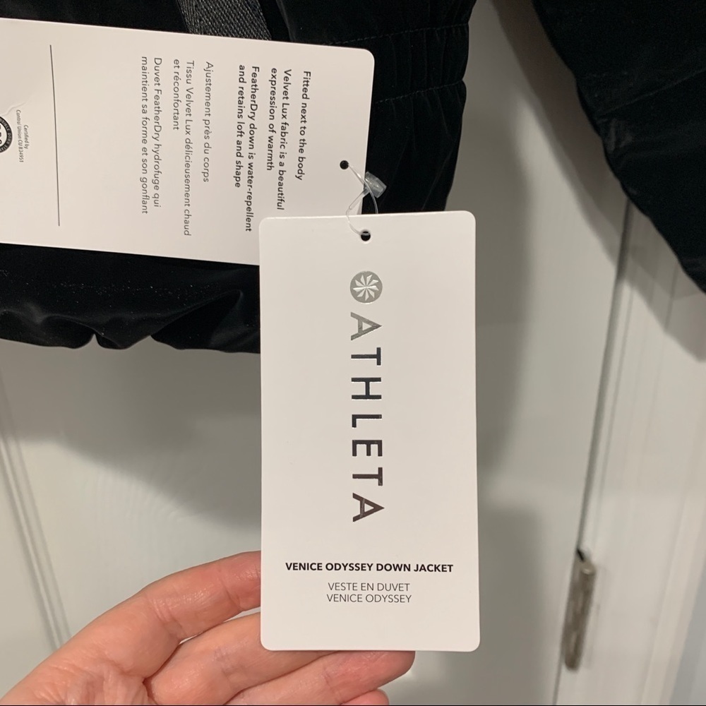 Athleta Venice Velvet Down Jacket - Picture 13 of 14